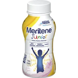 Meritene Junior Drink Fragola Bevanda Proteica Con Vitamine E Minerali 200 ml