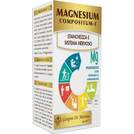 Dr. Giorgini Magnesium Compositum-T Integratore Stanchezza e Nervosismo 400 Pastiglie