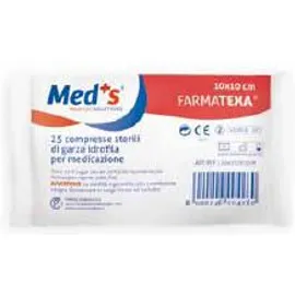 Med`s Farmatexa Garza 10x10 Cm 25 Pezzi
