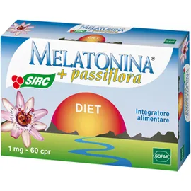 Melatonina Diet+Passiflora Integratore Sonno 60 Compresse