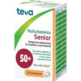 Teva Multivitaminico Senior Integratore Vitamine e Minerali 30 Compresse
