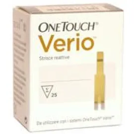 One Touch Verio Strisce Reattive Misurazione Glicemia 25 pezzi