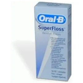 Oral-B Superfloss Filo Interdentale Ponti Apparecchi Ortodontici 50 Fili Pre-Misurati