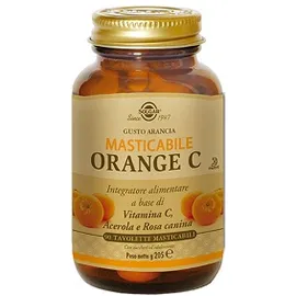 Solgar Orange C Integratore Vitamina C 90 Tavolette Masticabili