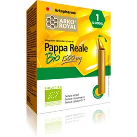 Arkoroyal Pappa Reale Bio 1500 mg Integratore 10 Flaconcini Monodose