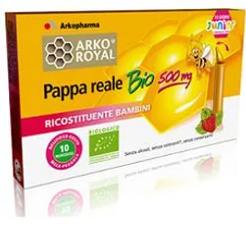 Arkoroyal Pappa Reale Bio 500 mg Integratore Ricostituente Bambini 10 Monodose