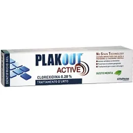 Plak Out Active Dentifricio Clorexidina 0,20% Antiplacca E Antibatterico 75 ml