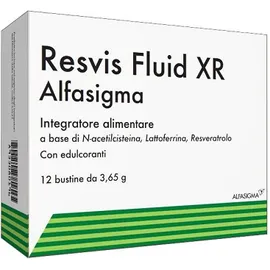 Resvis Fluid XR Biofutura Integratore Antiossidante 12 Bustine