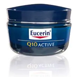 Eucerin Q10 Active Crema Notte Viso Antirughe Pelle Sensibile 50 ml