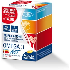 Omega 3 Act Integratore 60 Perle