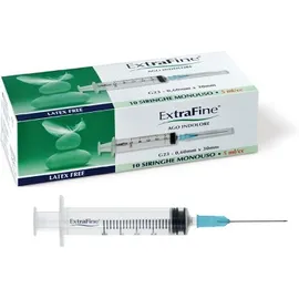 Desa Pharma Siringa Ipodermica ExtraFine 5cc G23 0,60x30 Confezione 10 Siringhe
