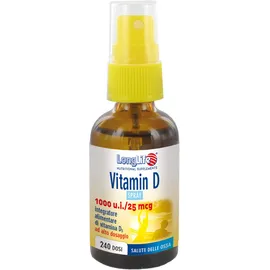 LongLife Vitamin D 1000 U.I. Integratore Ossa Spray 30 Ml