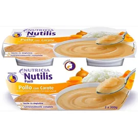 Nutricia Nutilis Pasti Alimento Dietetico Gusto Pollo Con Carote 2X300G