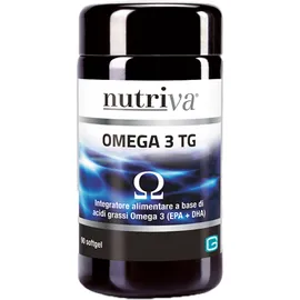 Nutriva Omega 3 TG Integratore Olio Di Pesce 90 Compresse Softgel 1410 mg