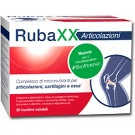 RubaXX Articolazioni Integratore per Articolazioni Cartilagini Ossa 30 Bustine