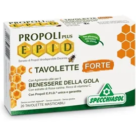 Specchiasol Epid C Tavolette Forte Integratore benessere Gola 20 Tavolette