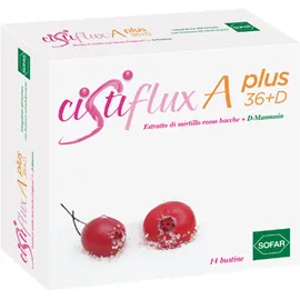 Cistiflux A Plus 36+D Integratore Vie Urinarie 14 Bustine