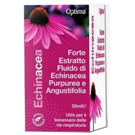 Optima Echinacea Estratto Fluido Forte Integratore Benessere Respiratorio 50 ml