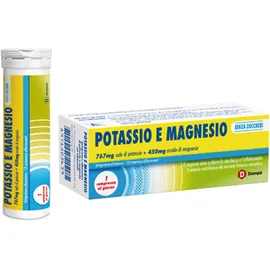 Potassio e Magnesio Bracco Senza Zucchero Integratore Sali Minerali 12 Compresse