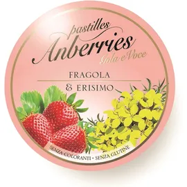 Anberries Gola e Voce Pastiglie Fragola &amp  Erisimo 55 g