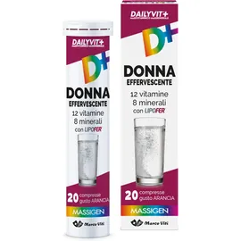 Massigen Dailyvit+ Donna Integratore Vitamine e Minerali 20 Compresse Effervescenti