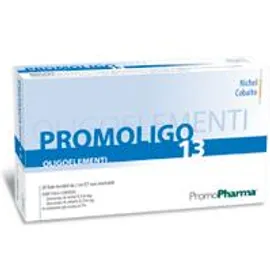 Promopharma Promoligo 13 Nichel Cobalto Integratore Alimentare 20 Fiale X2Ml
