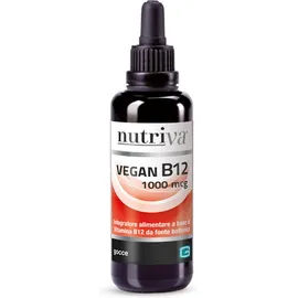 Nutriva Vegan B12 Liquido 1000 mcg Integratore Vitaminico 50 ml