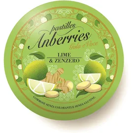 Anberries Gola e Voce Pastiglie Lime &amp  Zenzero 55 g