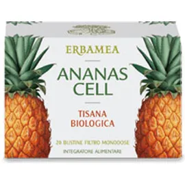 Erbamea Ananas Cell Tisana Biologica 20 Bustine