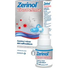 Zerinol Virus Defence Contro I Virus del Raffreddore Spray Orale 20 ml