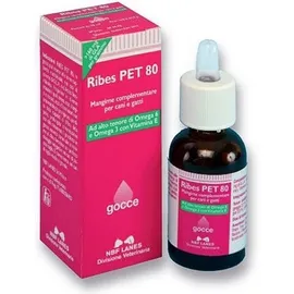 Nbf Lanes Ribes Pet 80 Gocce Integratore Contro Dermatiti Cani e Gatti 25 ml