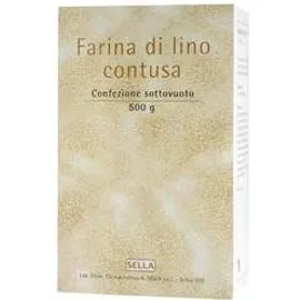 Sella Farina Di Lino Contusa Per Cataplasmi Confezione Sottovuoto 250 g