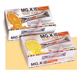 Mg.K Vis Pocket Stick Arancia Integratore Energetico 12 Bustine