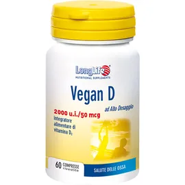 LongLife Vegan D Integratore Ossa 60 Compresse