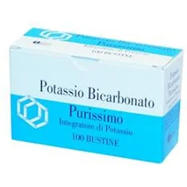 Potassio Bicarbonato Purissimo Integratore Alimentare 100 Bustine