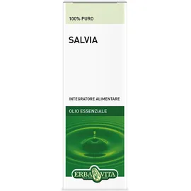 Erba Vita Olio Essenziale Salvia Integratore Antisudorazione 10 Ml