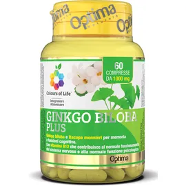 Optima Colours Of Life Ginkgo Biloba Plus Integratore Memoria 60 Compresse