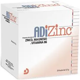 Difass ADiZinc Zinco Magnesio Vitamina B6 Integratore Alimentare 20 Bustine