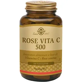 Solgar Rose Vita C 500 Integratore Vitamina C 100 Tavolette