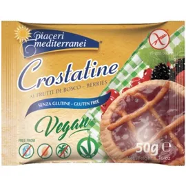 Piaceri Mediterranei Crostatine Ai Frutti di Bosco Vegan Senza Glutine 50 g