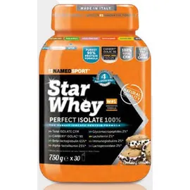 Named Sport Star Whey Isolate Cookies& Cream Integratore di Proteine Isolate del Siero del Latte 750 g