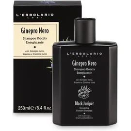L'Erbolario Ginepro Nero Shampoo Doccia Energizzante 250ml