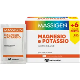 Massigen Magnesio e Potassio 24+6 Bustine OMAGGIO