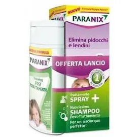 Paranix Promo Trattamento Spray 100ml + Shampoo Post Trattamento 100ml