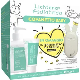 Lichtena Pediatrica Cofanetto Neonato Contenente Crema 50 Ml+ Detergente 300 Ml + Omaggio Suavinex
