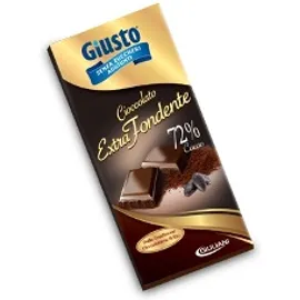 Giusto Senza Zucchero Cioccolato Extra Fondente Tavoletta da 100 g