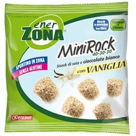 Enervit Enerzona Minirock 40-30-30 Snack Di Soia Cioccolato Bianco Con Vaniglia 1 Bustina