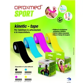 Ceroxmed Sport Kinetic Tape Blu 1 Pezzo