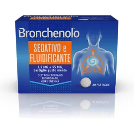 Bronchenolo Sedativo E Fluidificante Per Tosse E Catarro 20 Pastiglie Da Sciogliere