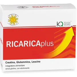 Ricaricaplus Integratore Creatina Glutammina Leucina 20 Bustine